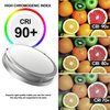 Energetic Lighting LED 16-inch Round Flushmount, Brushed Nickle, 3 CCT 3 Wattages Selectable Ceiling Lamp E3FMB1824T-93050